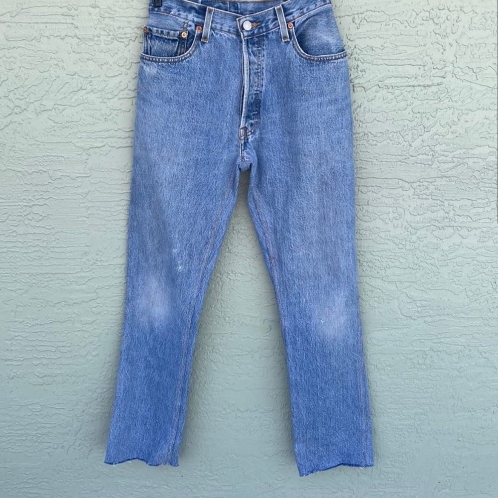 Vintage Levis Re/Done Jeans Altered To Sz 25